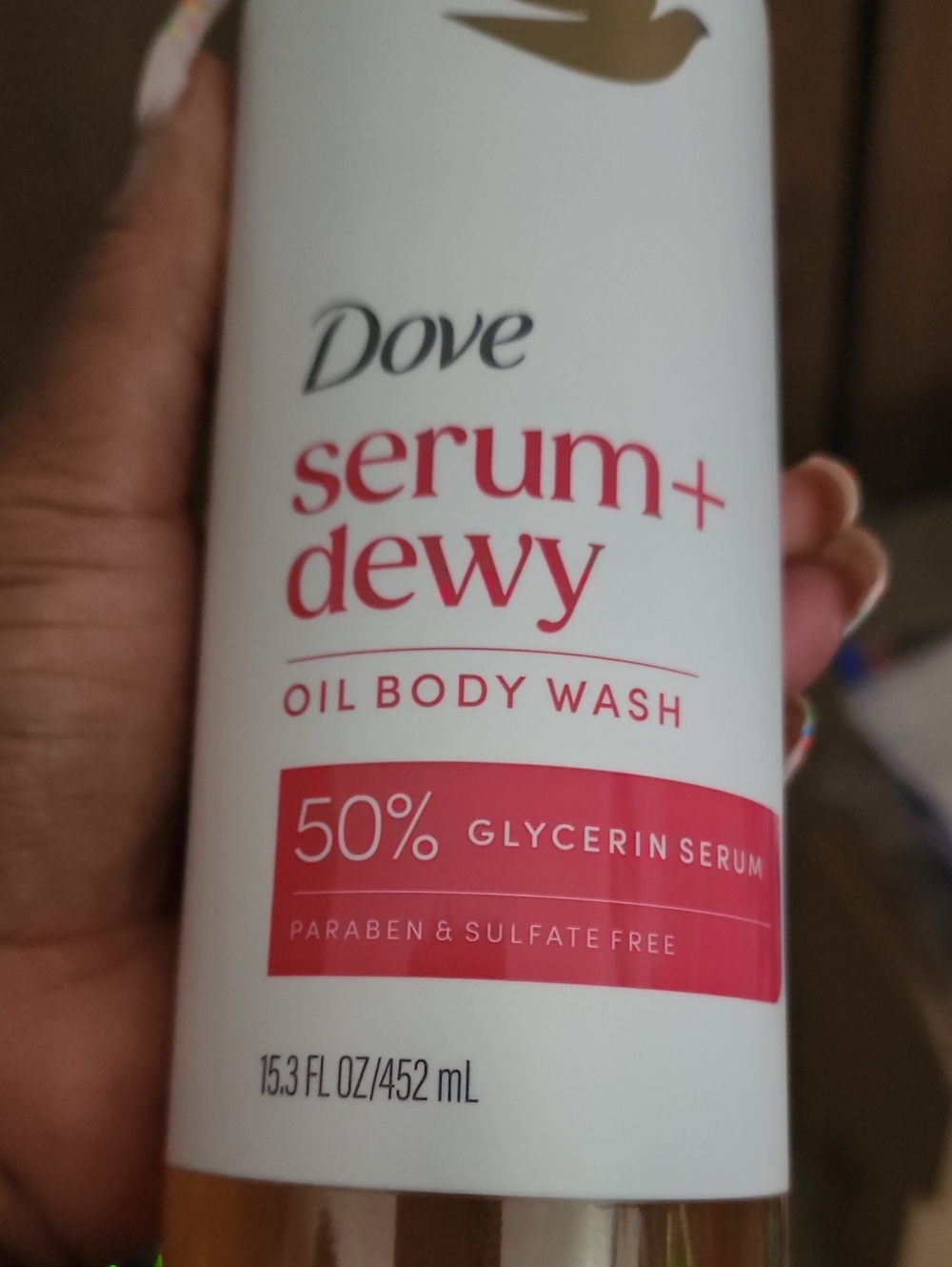 Dove Serum+ Radiance Oil Body Wash W/50% Glycerine Serum